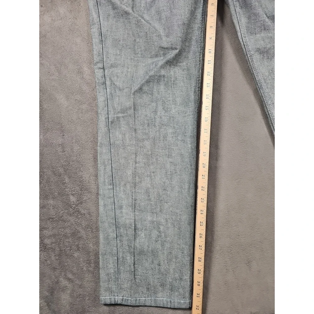 Qruel Jeans Washed Blue‎ Denim Relaxed Straight Vtg 90s Skater Mens 40x32